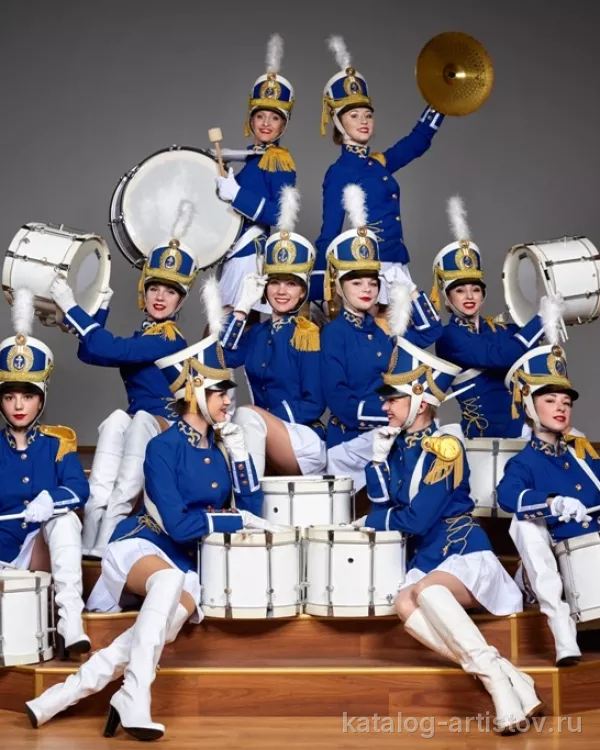 Шоу барабанщиц DRUMBEAT, барабанное шоу