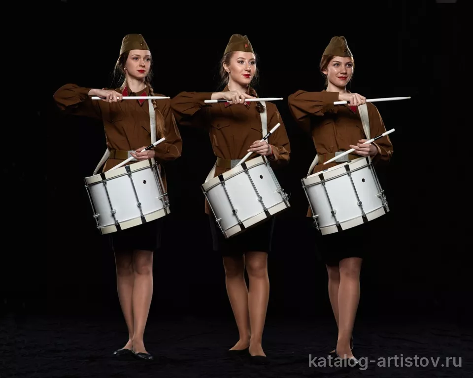 Шоу барабанщиц DRUMBEAT, барабанное шоу — фото 5