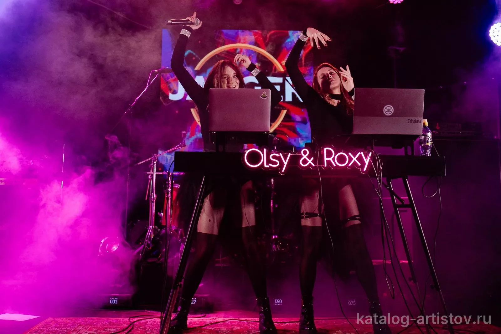 Дуэт диджеев Olsy & Roxy, шоу-программа — фото 2