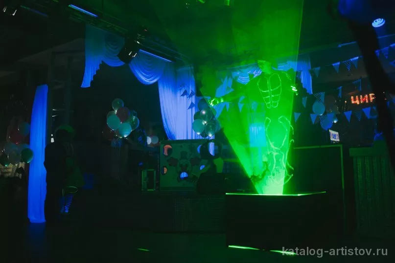 Laser Man Show, световое шоу