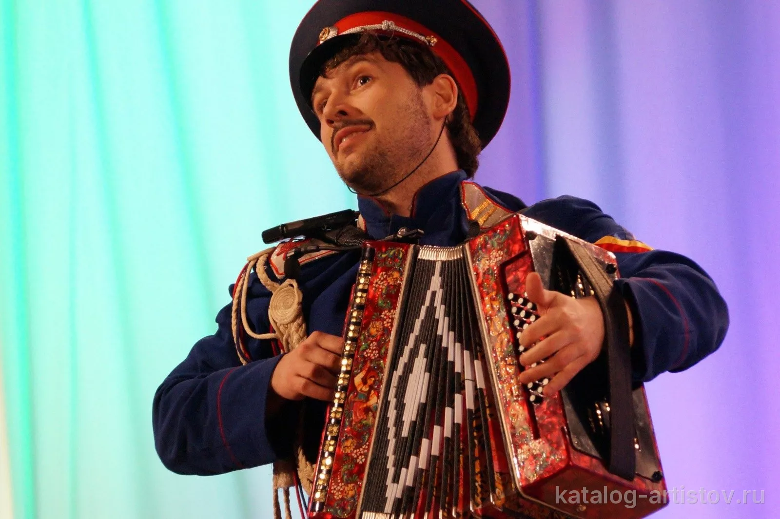 Баянист Евгений Воронин, музыкант
