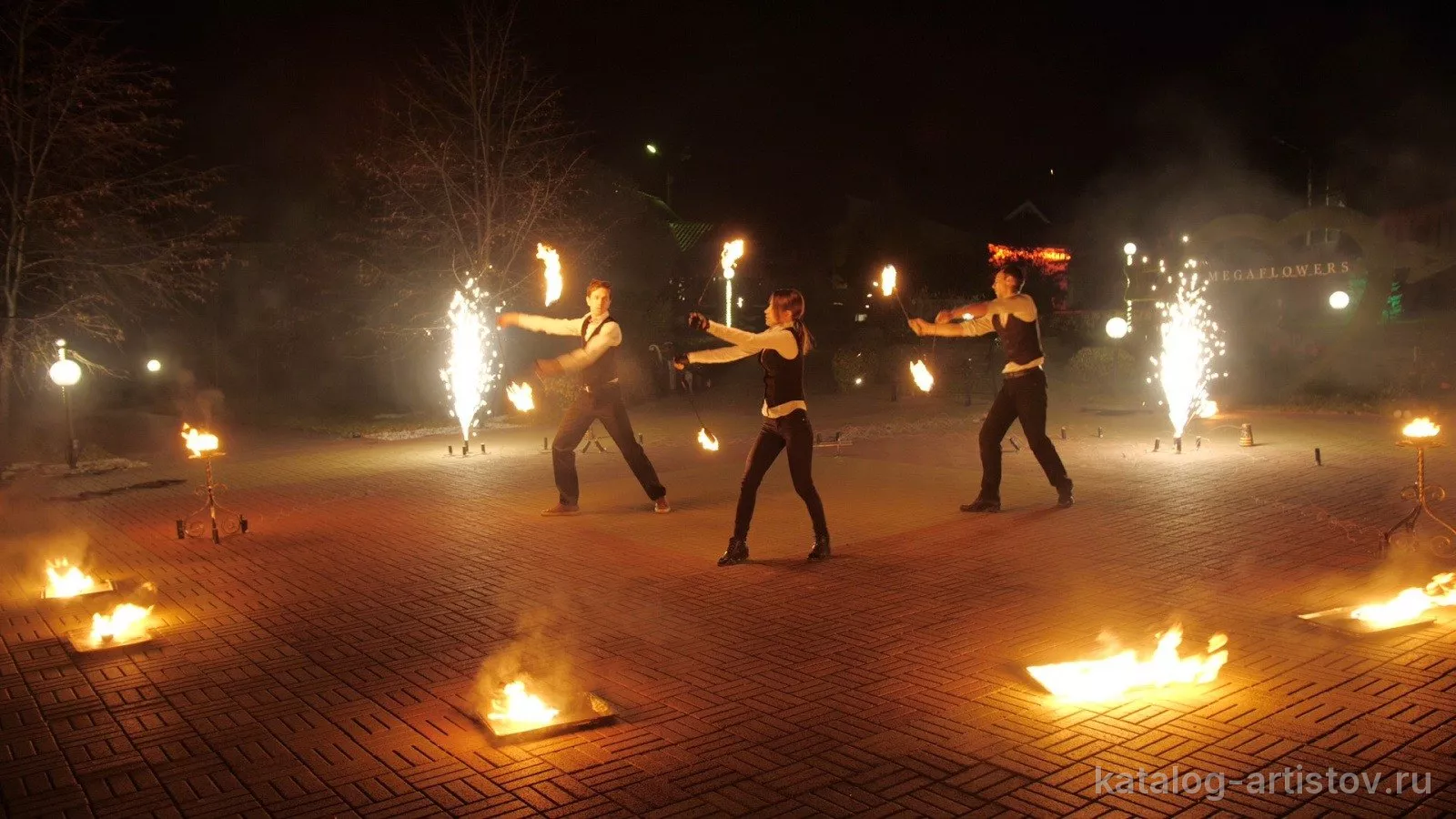 Огненное шоу Flame, световое шоу — фото 3
