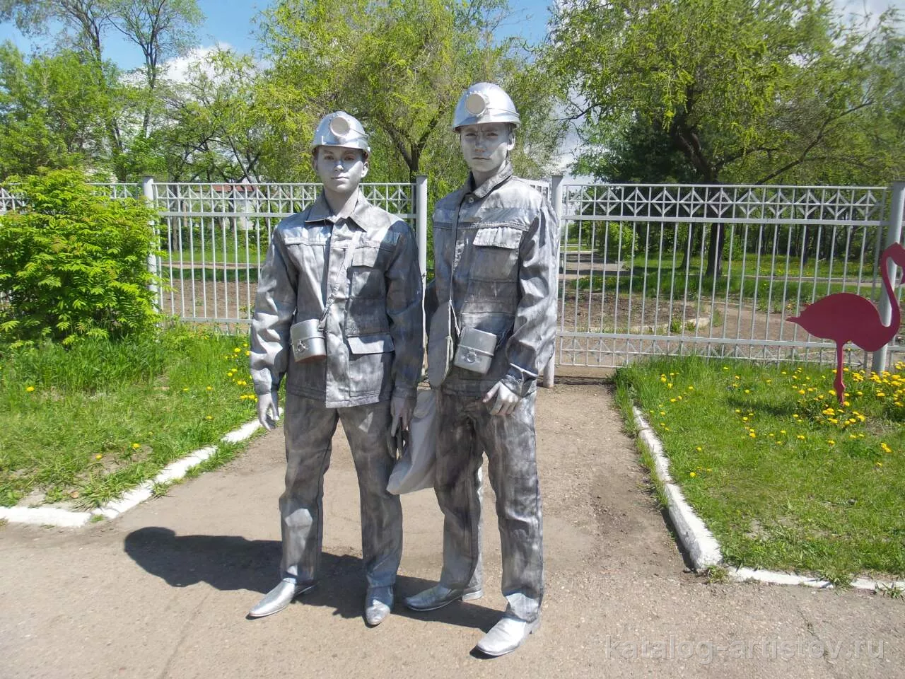 Живые статуи студии ArtL, актёр