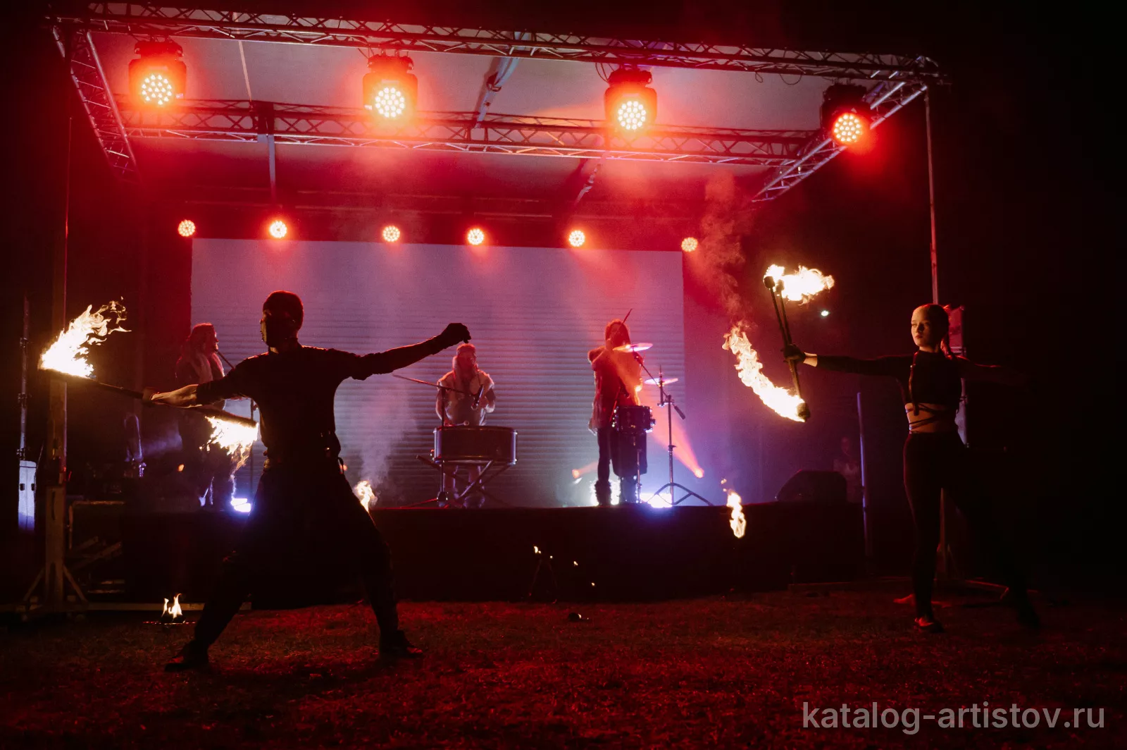 Фаер-шоу Original Fireshow, световое шоу