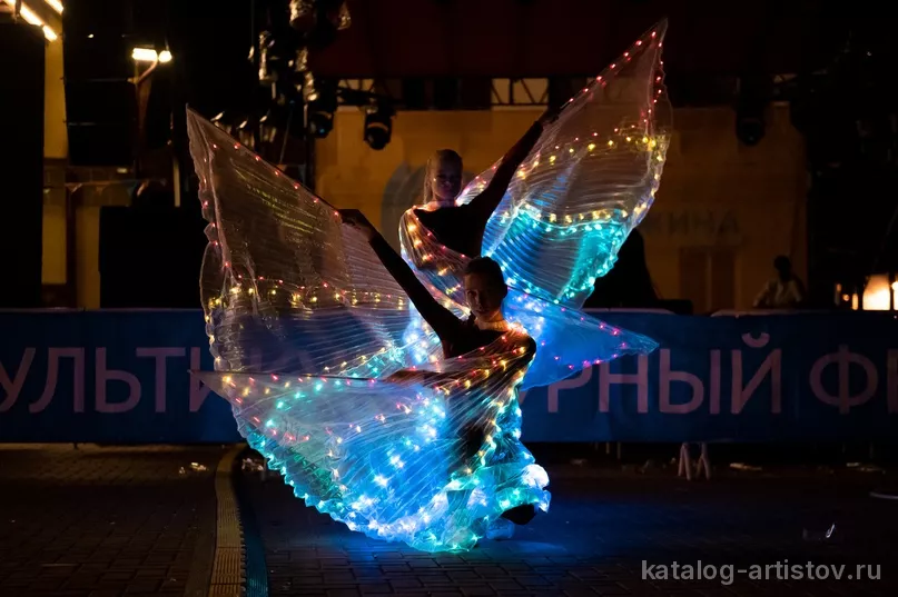 Фаер-шоу Original Fireshow, световое шоу — фото 6