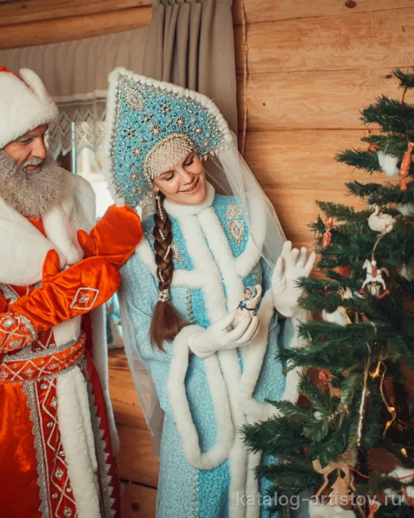 Дед Мороз и Снегурочка Максим и Екатерина Жоглик
