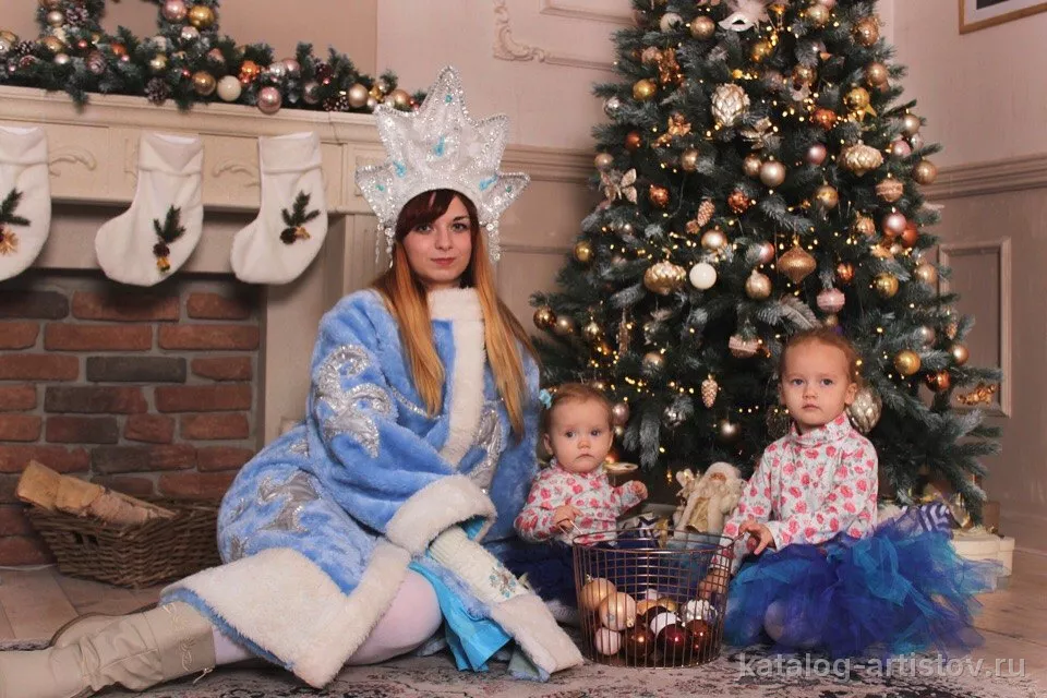 Дед Мороз и Снегурочка Денис Сажнов и Марина Чорная