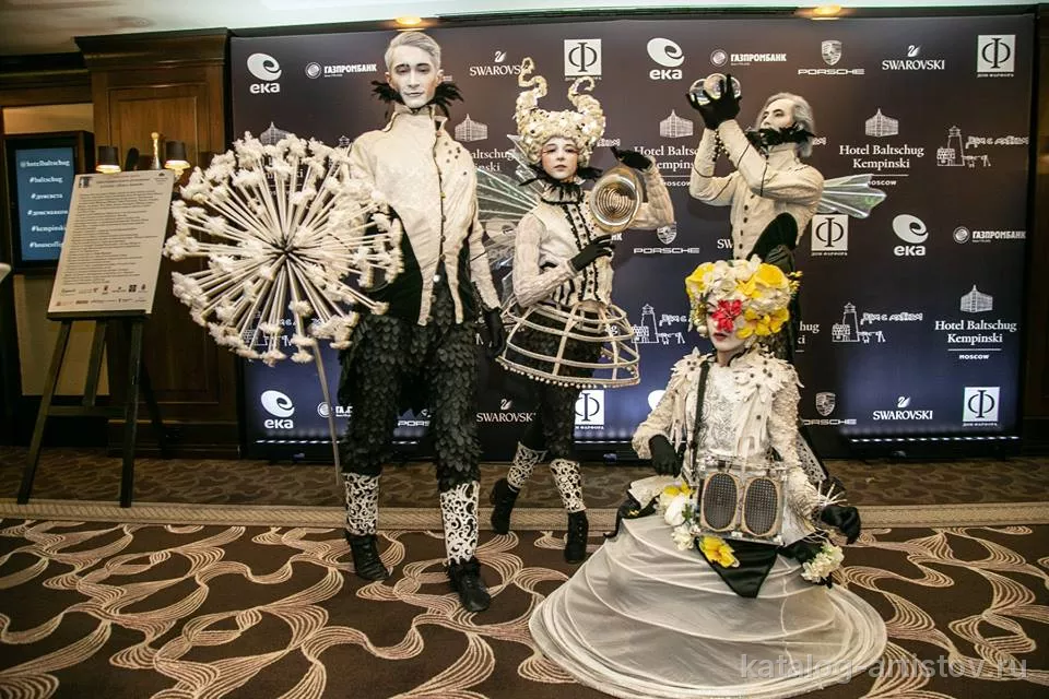 Шоу живых статуй LUMidea, шоу-программа — фото 5