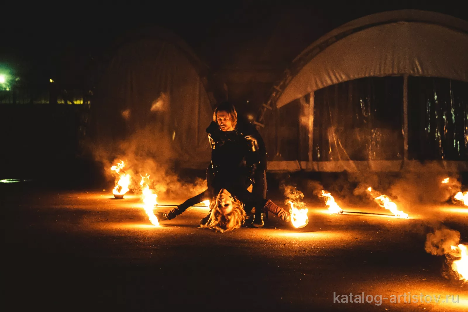 Огненное шоу Purple Flame, световое шоу — фото 4