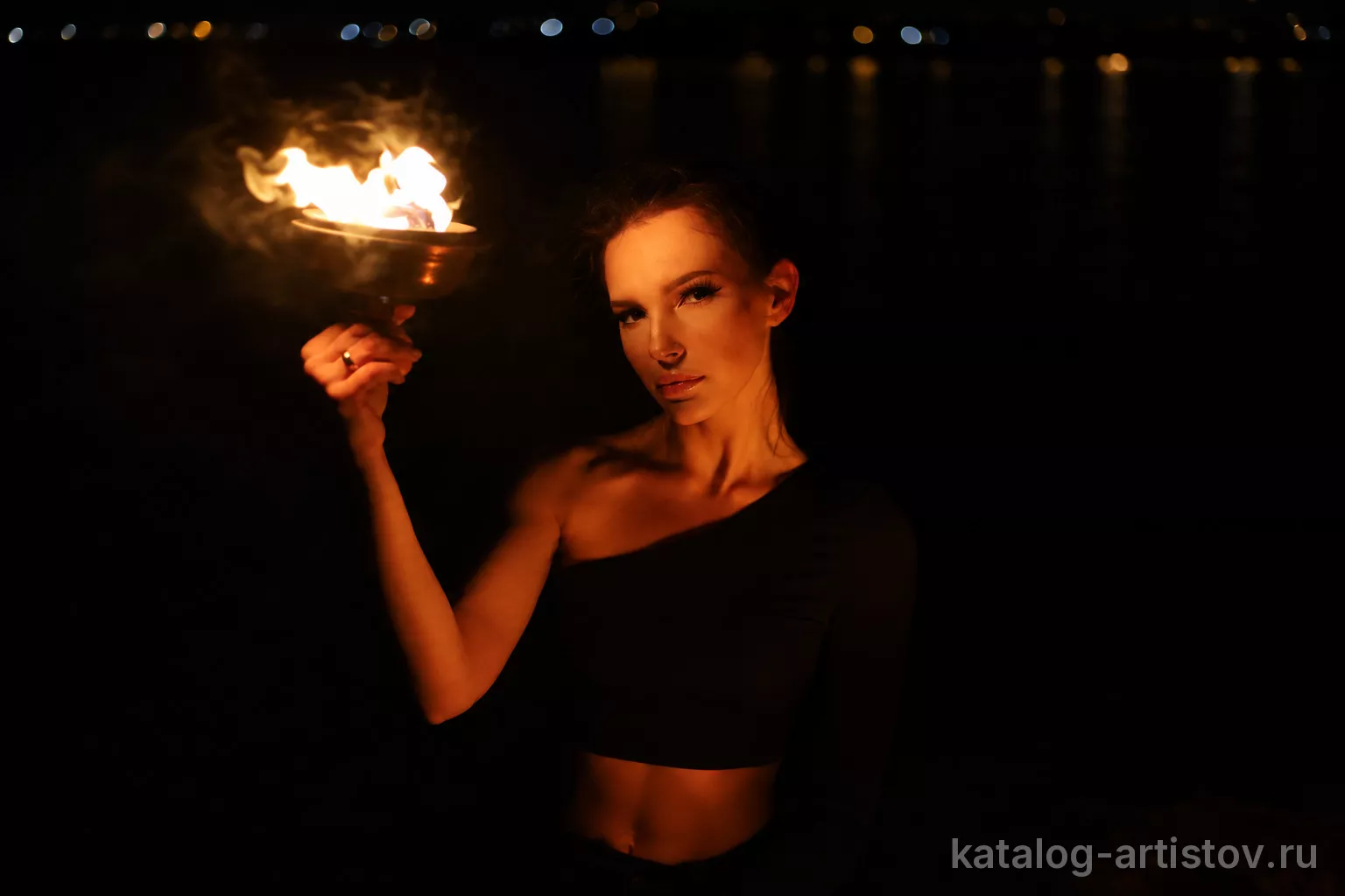 Фаер-шоу Night Furia, световое шоу — фото 9