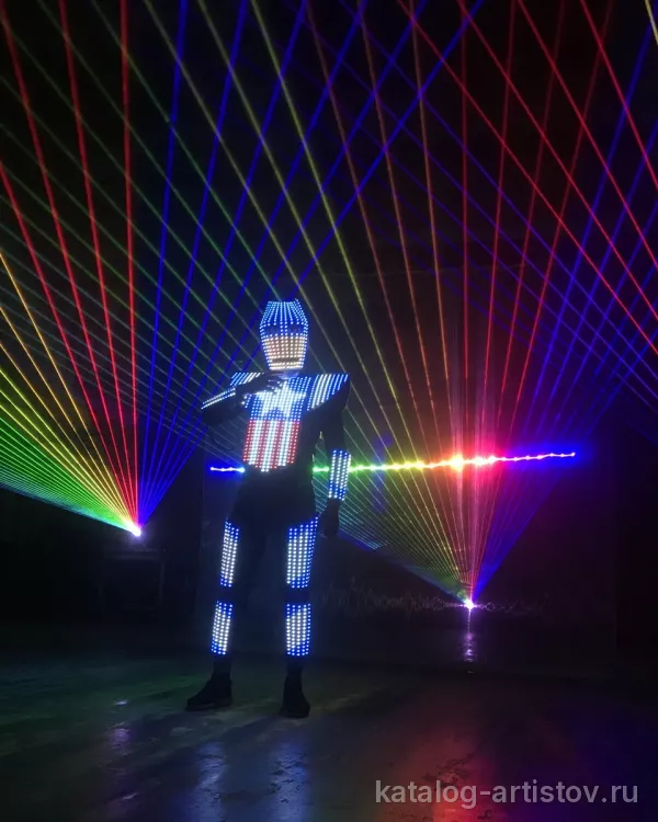 Лазерное шоу Laser Man, световое шоу