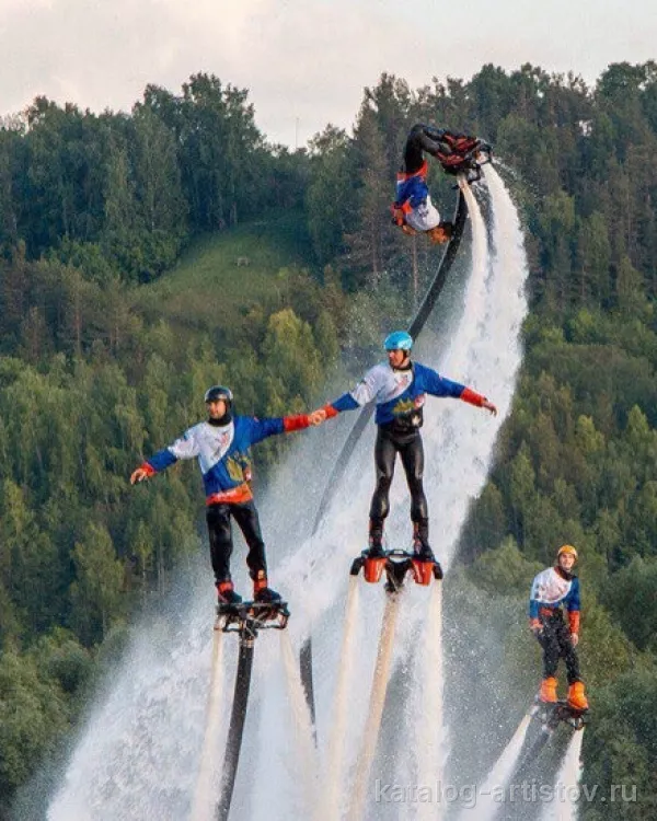 Флайборд-шоу Flyboard Show, цирковой артист