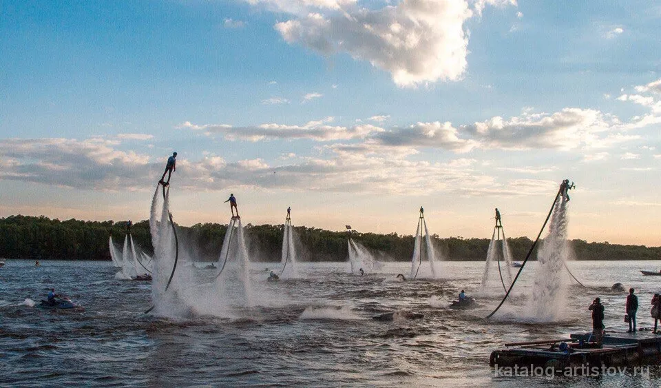 Флайборд-шоу Flyboard Show, цирковой артист — фото 6
