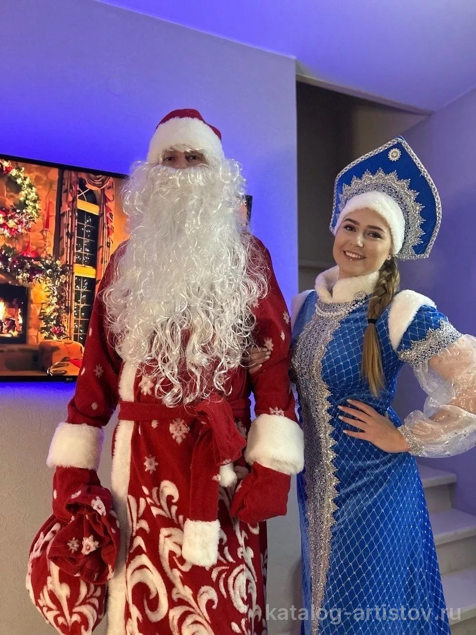 Снегурочка Юлия и Дед Мороз