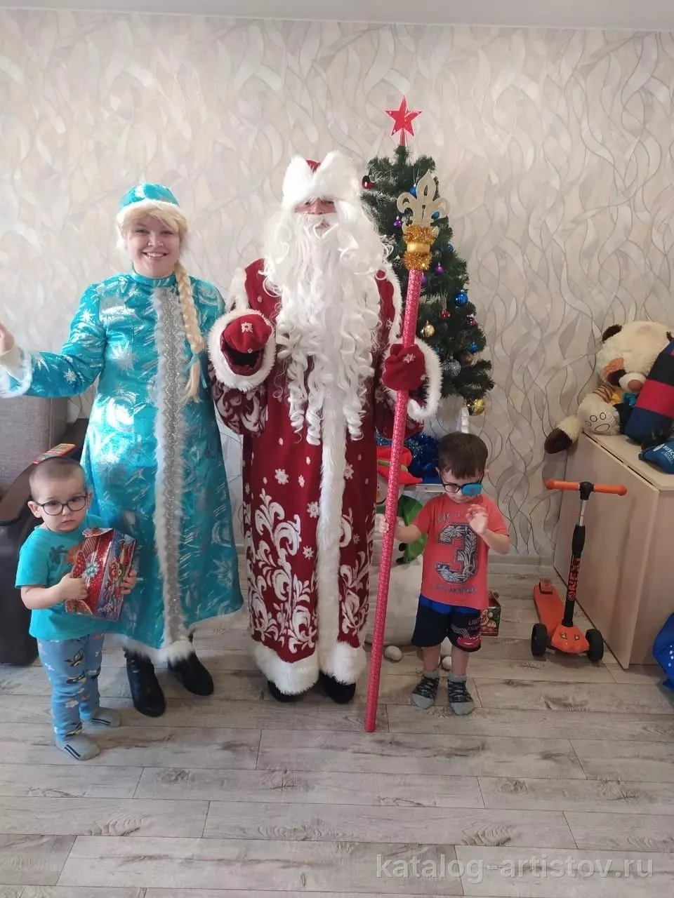 Дед Мороз и Снегурочка «Волшебная сказка» Иванниковы — фото 6