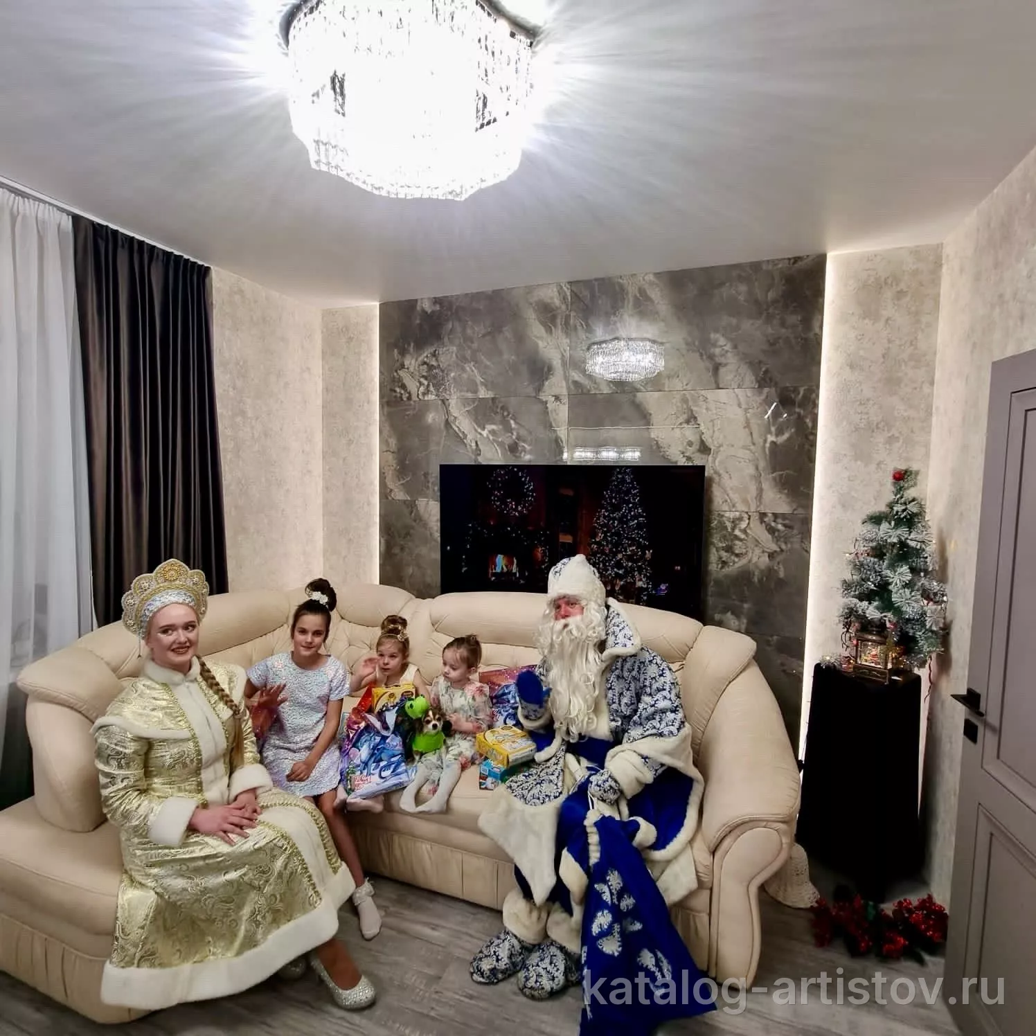 Шушарский Дед Мороз и Снегурочка — фото 2