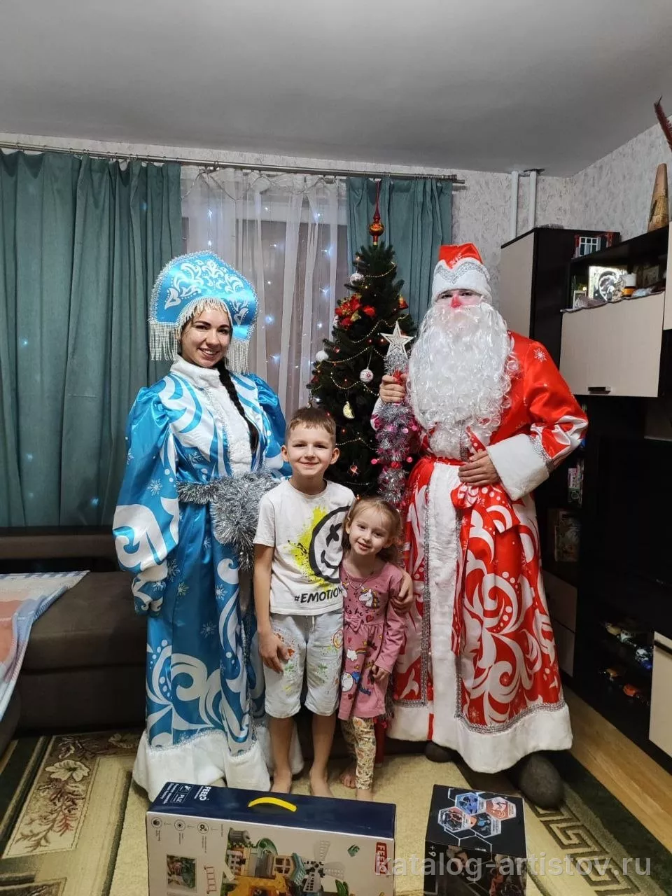 Дед Мороз и Снегурочка (Пушкин, Славянка) — фото 4