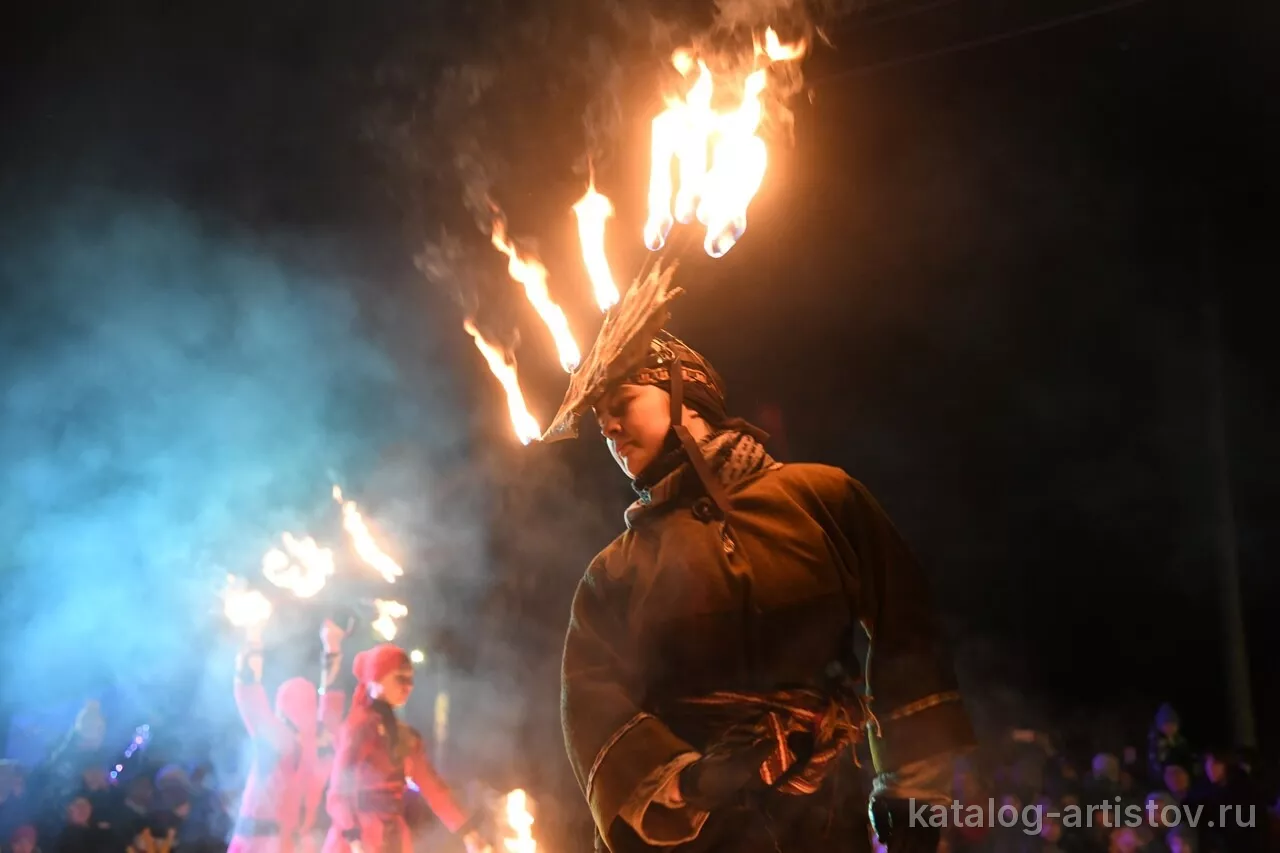 Театр огня и света Вереселень, световое шоу — фото 5