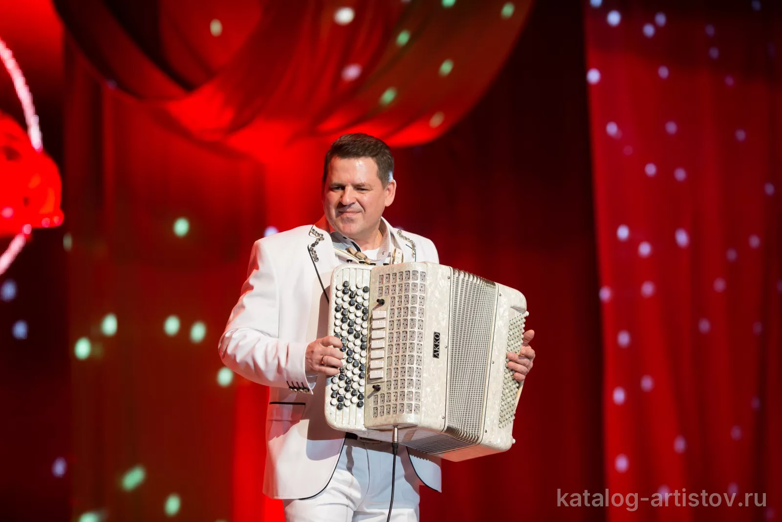 Баянист Сергей Ситников, музыкант