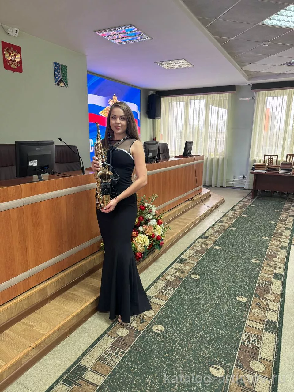Саксофонистка Олеся Левицкая