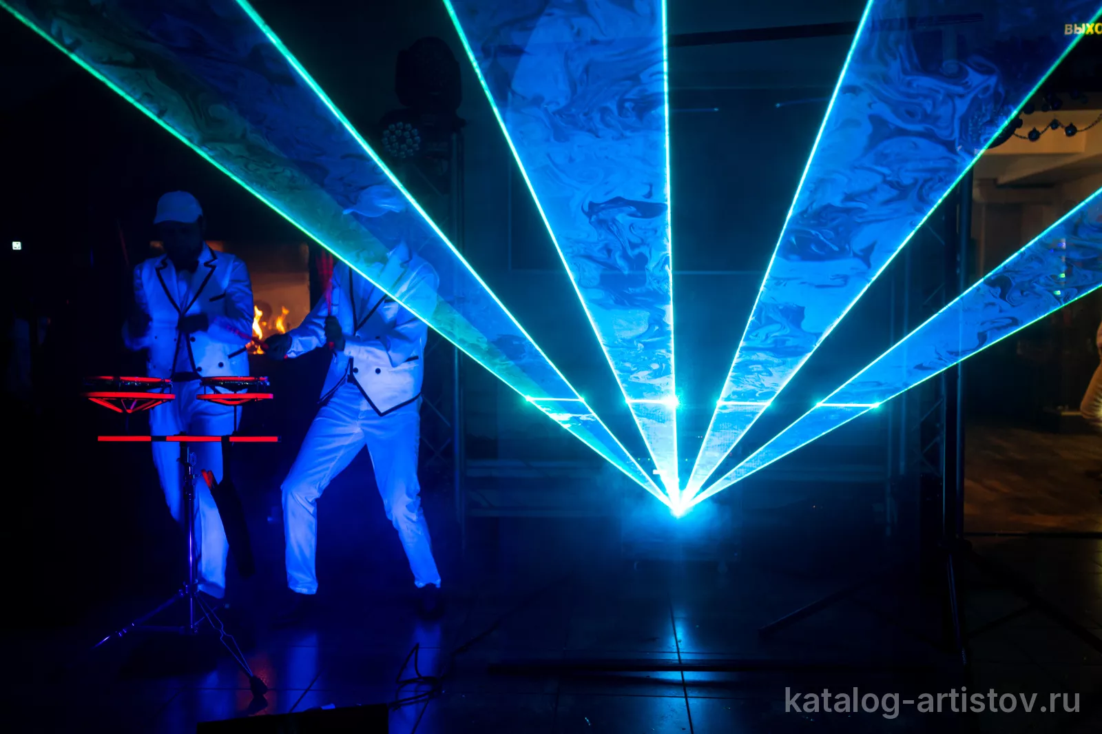 Шоу барабанов Laser Drum, барабанное шоу