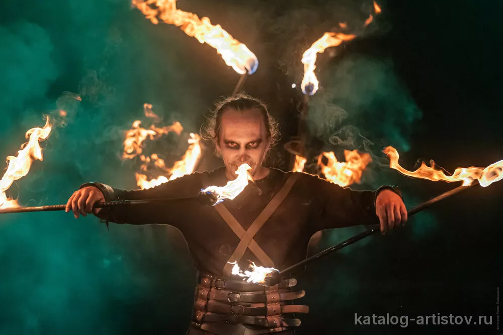 Огненное и световое шоу Марины Пальцевой — фото 8