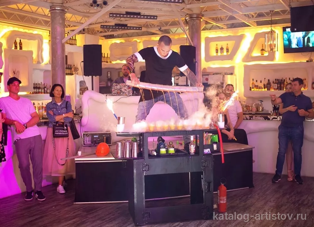 Шоу-бармен Олег Малик, бармен-шоу — фото 3
